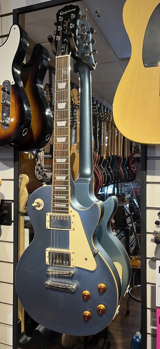 Epiphone USED Epiphone Les Paul Standard Plain Top Pelham Blue - Used